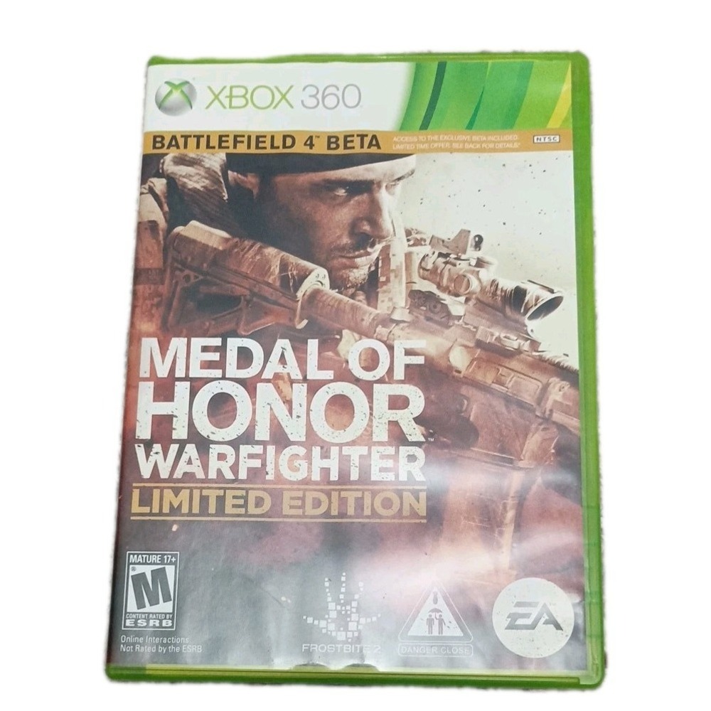 Medal of Honor: Warfighter Limited Edition (Microsoft Xbox 360: 2012) No Manual